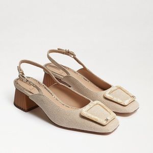 Sam Edelman nude block heels, size 5.5. NWOT, never worn!